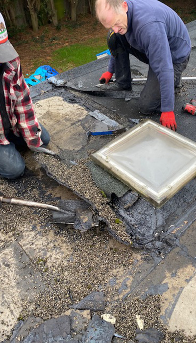 flat roof