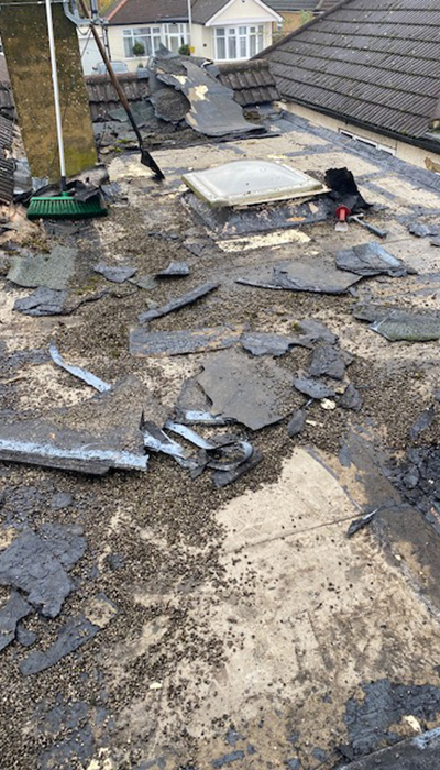 flat roof