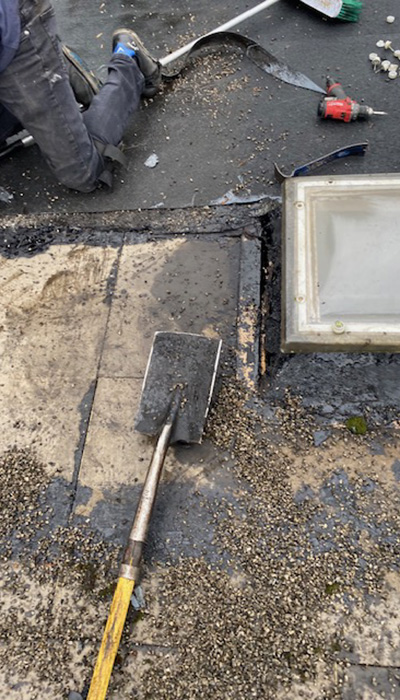 flat roof