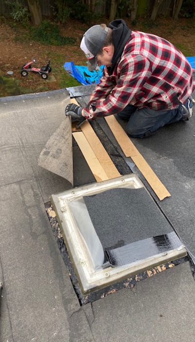 flat roof